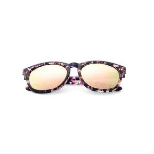 BLENDERS Pink Tortoise Round Sunglasses